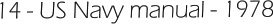14 - US Navy manual - 1978