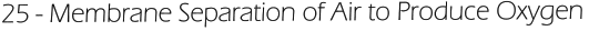 25 - Membrane Separation of Air to Produce Oxygen