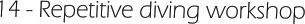 14 - Repetitive diving workshop